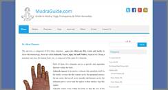 Desktop Screenshot of mudraguide.com